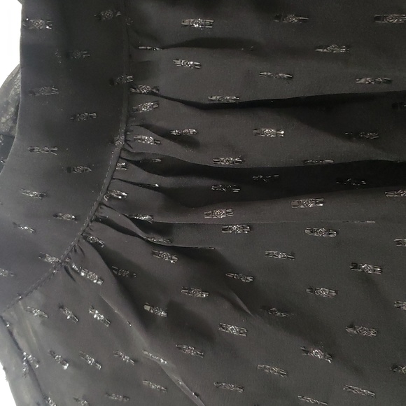 NWT Veronica Beard Black Sheer Top with Camisole - Picture 2 of 8